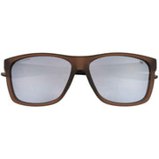 CAT Deep Square Rubber Textured Sunglasses - Brown
