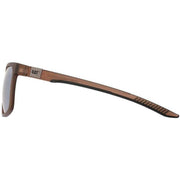 CAT Deep Square Rubber Textured Sunglasses - Brown