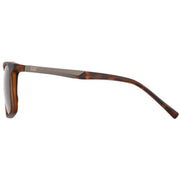 CAT Deeper Square Metal Trim Sunglasses - Tortoise Shell Brown