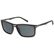 CAT Rectangle Double Bridge Sunglasses - Black