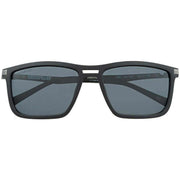 CAT Rectangle Double Bridge Sunglasses - Black