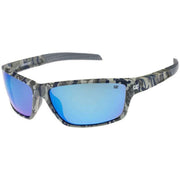 CAT Sporty Wrap Sunglasses - Blue