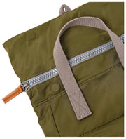 Roka Canfield B Small Recycled Nylon Backpack - Chive Green