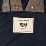 roka-canfield-b-small-recycled-nylon-backpack---midnight-stripe-navy-35902461