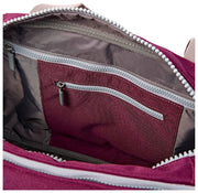 Petit sac de sport en toile recyclée Roka Gatwick - Rouge laque cerise