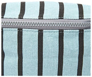 Roka Mill Hill Baumwoll-Canvas-Gürteltasche – Blau gestreift