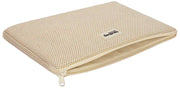 Hindbag Ava Medium Weave 15inch Laptop Case - Nude Beige