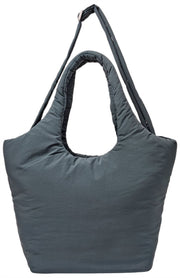 Roka Oxford Medium Taslon Shoulder Bag - Raven Grey
