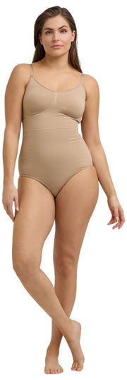 Falke Smart Support Shaping-Slip mit hoher Taille – Kamelbeige