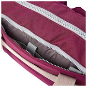 Petit sac de sport en toile recyclée Roka Gatwick - Rouge laque cerise
