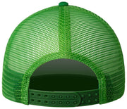 Kangol Unity Puff Print Trucker-Mütze – Retro-Grün