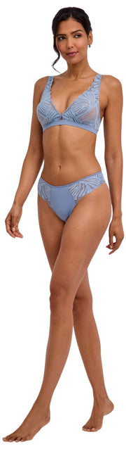 Falke Delicate Touch Tanga – Blauer Stahl