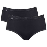 sloggi-basic-2-pack-midi-knickers---black-35045872