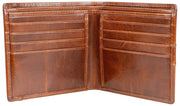 Dents Itchen Bifold Portemonnee - Cognac Bruin
