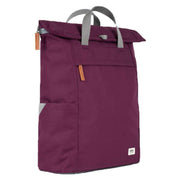 roka-finchley-a-large-recycled-canvas-backpack---cherry-lacquer-burgundy-34462604