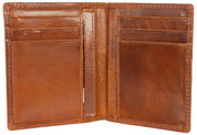 Dents Itchen Passcase Kaarthouder Portemonnee - Cognac Bruin
