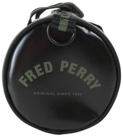 Fred Perry Classic Mini Barrel Bag - Laurel Wreath Green/Black
