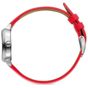 Deens design Elvsten polshorloge - rood