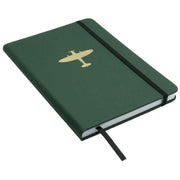 David Van Hagen Spitfire A5 Notebook - Green/Gold
