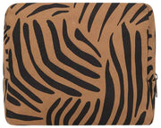Hindbag Alix Extra große Kulturtasche – Zimt-Zebra-Braun