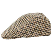 Casquette Plate Dents Blashford Tweed - Marron