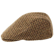 Dents Blashford Tweed platte pet - Kastanjebruin