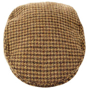 Dents Blashford Tweed platte pet - Kastanjebruin