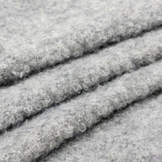 Dents Bouclé-Fransenschal – Taubengrau