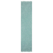 Dents Bouclé-Fransenschal – Enteneiblau
