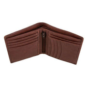 Dents Clyde Leather RFID Blocking Bifold Wallet - Dark Tan