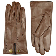 Dents Colette leren touchscreen-handschoenen - kastanjebruin