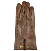 Dents Colette leren touchscreen-handschoenen - kastanjebruin