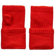 Dents Fingerlose gestrickte Pulswärmer – Beerenrot