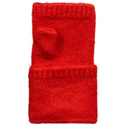 Dents Fingerlose gestrickte Pulswärmer – Beerenrot