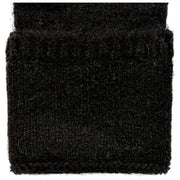 Dents Fingerlose gestrickte Pulswärmer – Schwarz