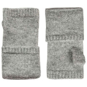 Dents Fingerlose gestrickte Pulswärmer – Taubengrau