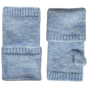 Dents Fingerlose gestrickte Pulswärmer – Hellblau