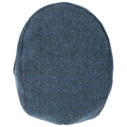 Dents Grafham visgraat tweed platte pet - Marine Navy