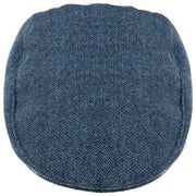 Dents Grafham visgraat tweed platte pet - Marine Navy