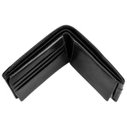 Dents Itchen Coin Bifold-Geldbörse – Schwarz