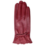 Dents Mosie lederen touchscreen-handschoenen - Shiraz Burgundy