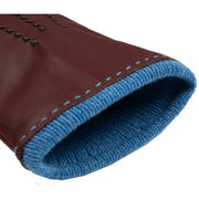 Dents Mottram Heritage Cashmere Lined Leather Gloves - English Tan/Blue