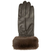 Dents Nieve Touchscreen-Lederhandschuhe – Moccabraun