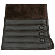 Dents Olivette Touchscreen Water Resistant Suede Gloves - Mocca Brown