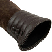 Dents Olivette Touchscreen Water Resistant Suede Gloves - Mocca Brown