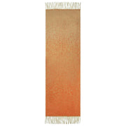 Écharpe réversible ombrée mouchetée Dents - Orange citrouille