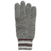 Dents Salcombe Rippstrickhandschuhe – Anthrazit