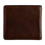 Dents Severn Leather RFID Blocking Bifold Wallet - Dark Tan/Black