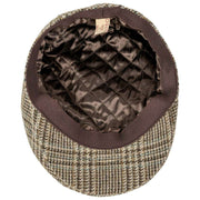 Dents Stanwick Tweed Schiebermütze – Braun