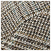 Dents Stanwick Tweed Schiebermütze – Braun
